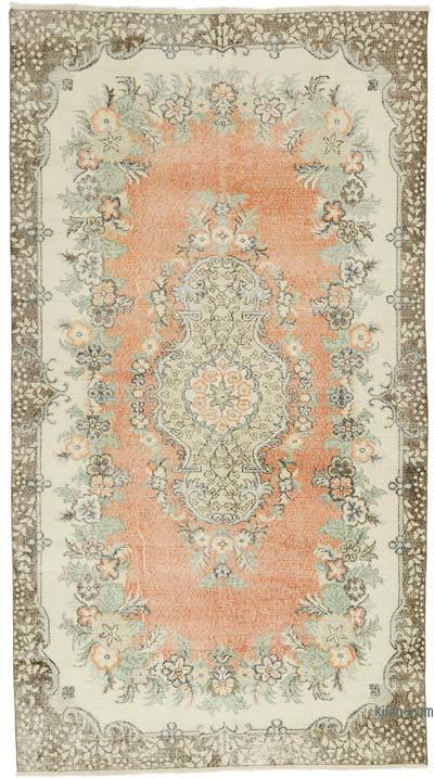 Vintage Turkish Hand-Knotted Rug - 5' 4" x 9' 9" (64 in. x 117 in.)