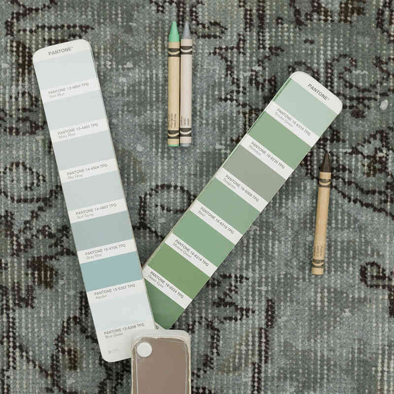 Boyali El Dokuma Vintage Hali - 176 cm x 285 cm - K0064557