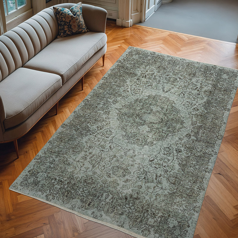 Boyali El Dokuma Vintage Hali - 176 cm x 285 cm - K0064557