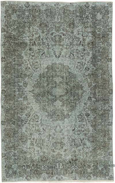 Over-dyed Vintage Hand-Knotted Turkish Rug - 5' 9" x 9' 4" (69 in. x 112 in.)