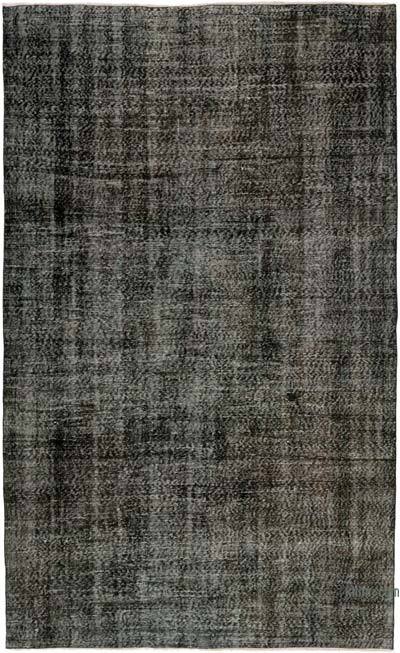 Boyalı El Dokuma Vintage Halı - 190 cm x 310 cm