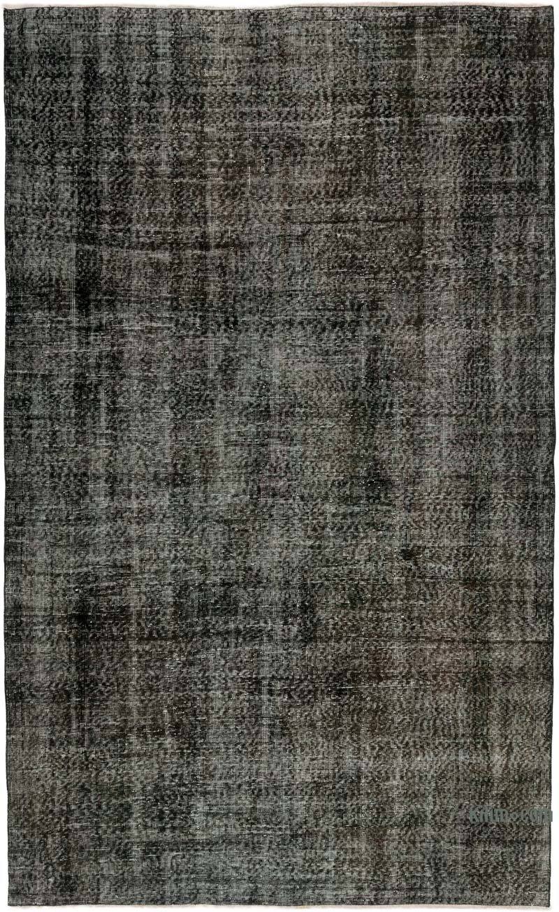 Over-dyed Vintage Hand-Knotted Turkish Rug - 6' 3" x 10' 2" (75" x 122") - K0064558