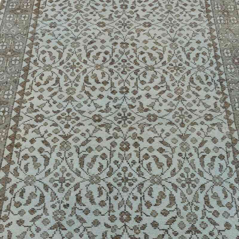 Alfombra Turca Vintage Sobre-teñida - 118 cm x 202 cm - K0064565
