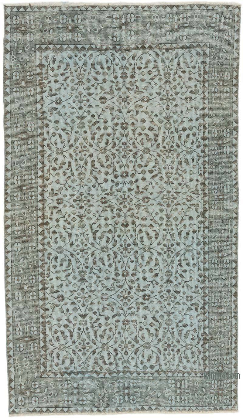 Alfombra Turca Vintage Sobre-teñida - 118 cm x 202 cm - K0064565