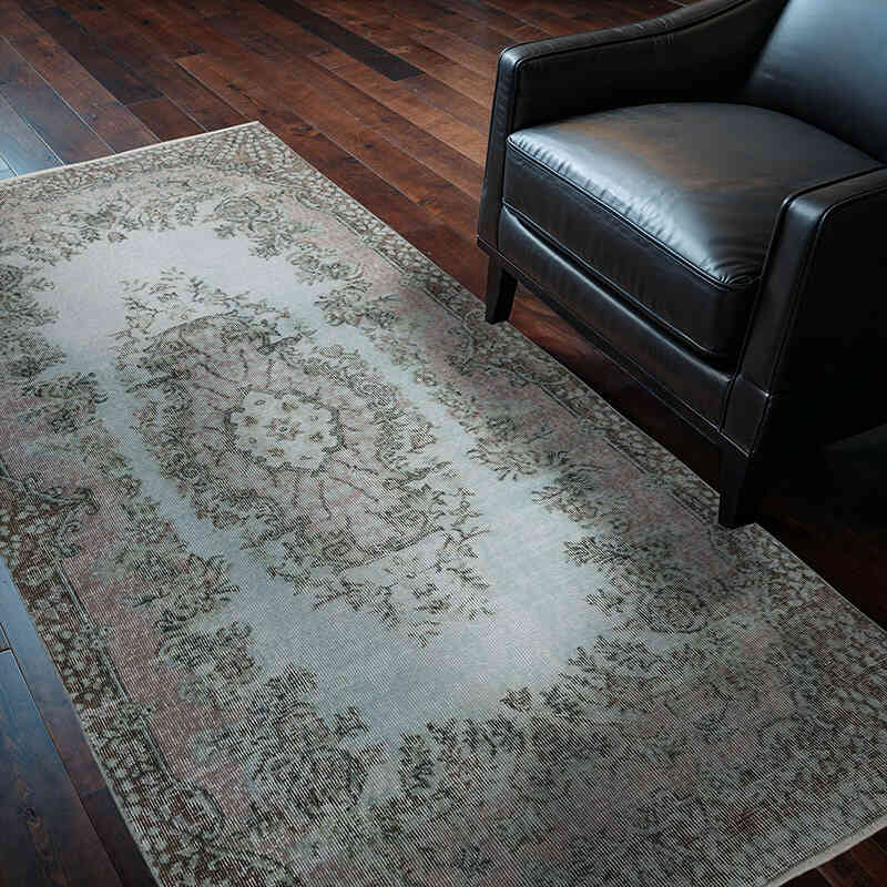 Boyali El Dokuma Vintage Hali - 116 cm x 211 cm - K0064567