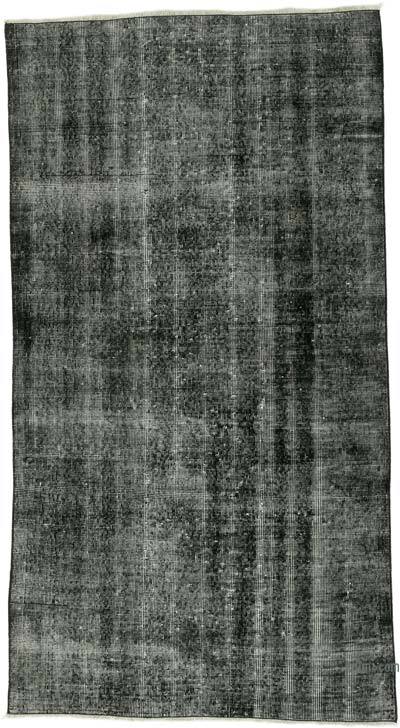 Over-dyed Vintage Hand-Knotted Turkish Rug - 3' 7" x 6' 6" (43 in. x 78 in.)