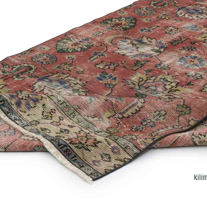 Alfombra Vintage Turca Anudada a Mano - 134 cm x 280 cm - K0064573