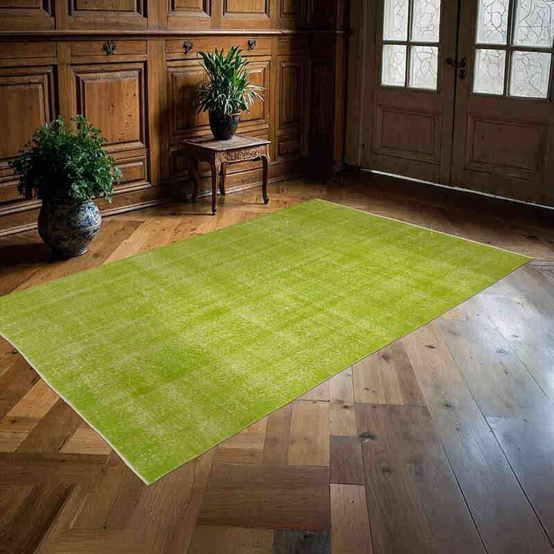 Alfombra Turca Vintage Sobre-teñida - 151 cm x 244 cm - K0064574