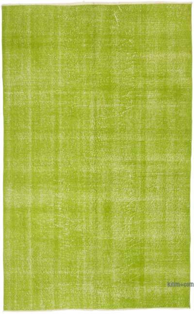 Over-dyed Vintage Hand-Knotted Turkish Rug - 4' 11" x 8'  (59 in. x 96 in.)