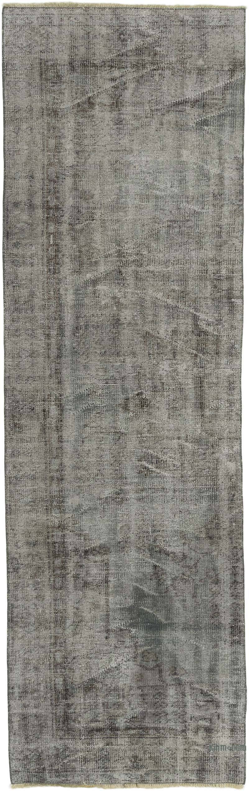 Alfombra de Pasillo Turca Vintage Sobreteñida - 86 cm x 273 cm - K0064576