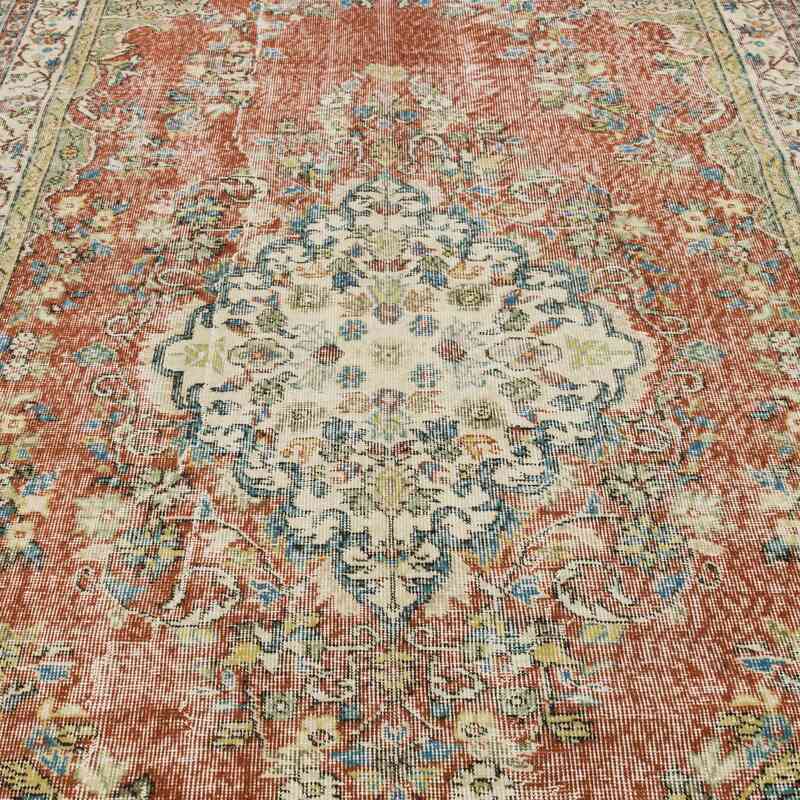 Vintage Turkish Hand-Knotted Rug - 5' 4" x 8' 10" (64 in. x 106 in.) - K0064597