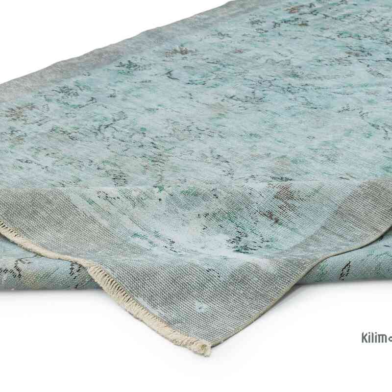 Over-dyed Vintage Hand-Knotted Turkish Rug - 6'  x 10' 2" (72" x 122") - K0064600