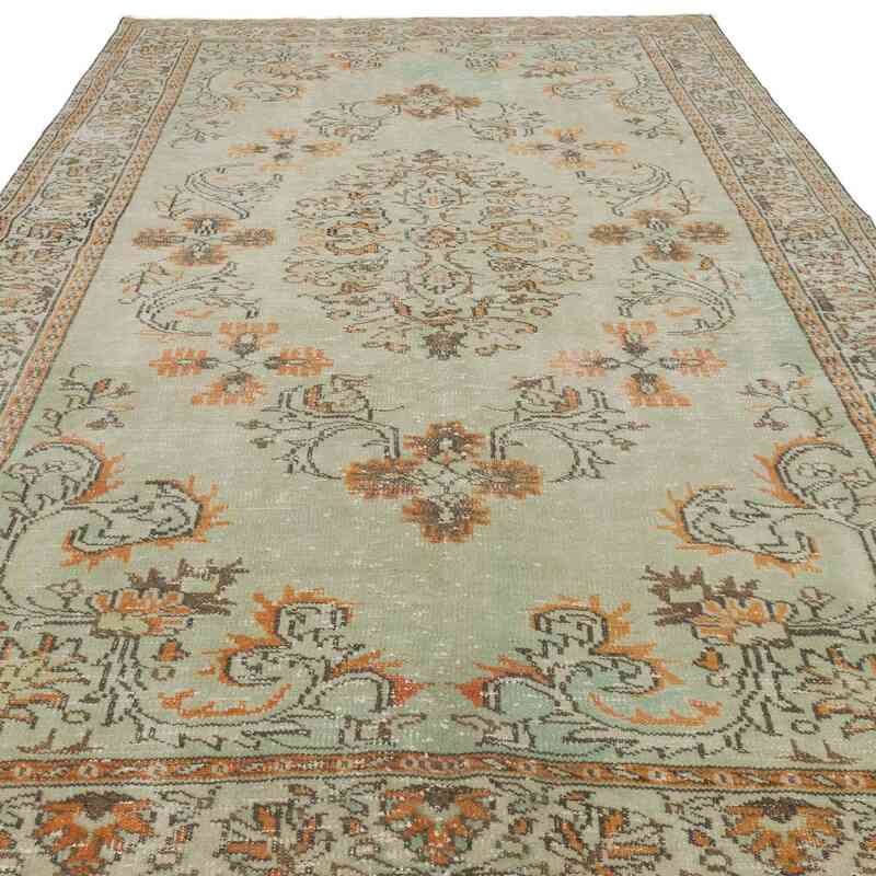 Alfombra Vintage Turca Anudada a Mano - 186 cm x 325 cm - K0064609