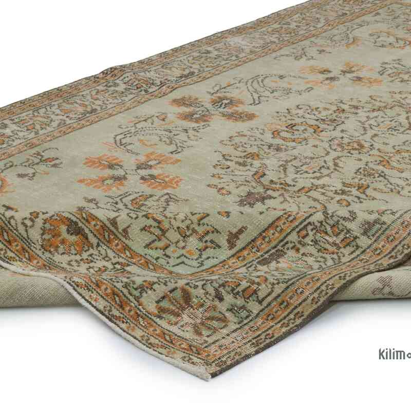 Alfombra Vintage Turca Anudada a Mano - 186 cm x 325 cm - K0064609