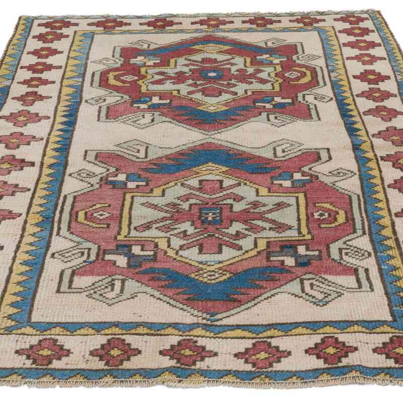 Vintage Turkish Hand-Knotted Rug - 3' 10" x 5' 10" (46" x 70") - K0064617