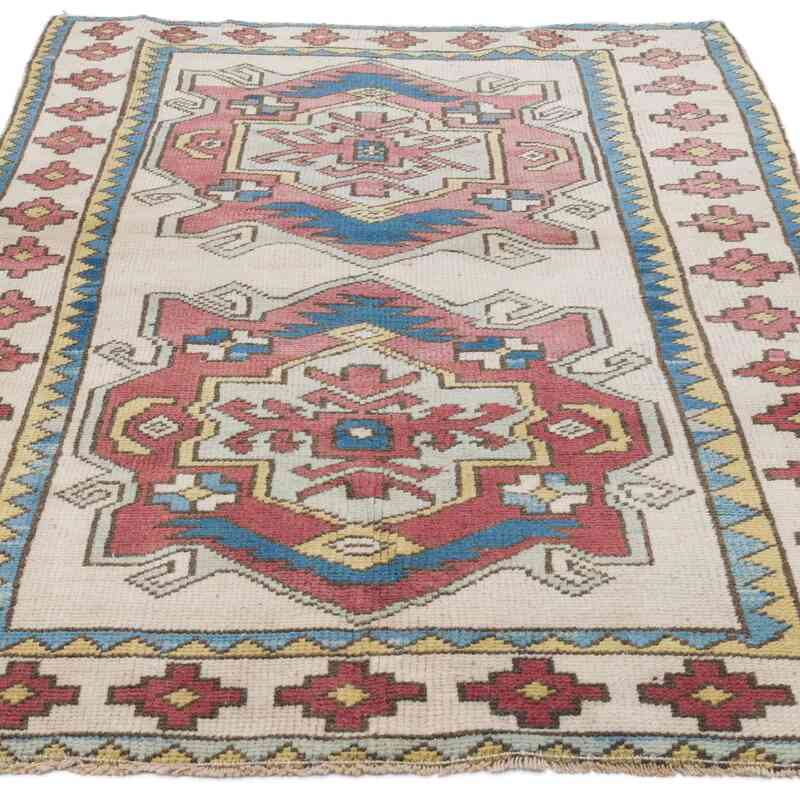 Vintage Turkish Hand-Knotted Rug - 3' 10" x 5' 10" (46" x 70") - K0064617