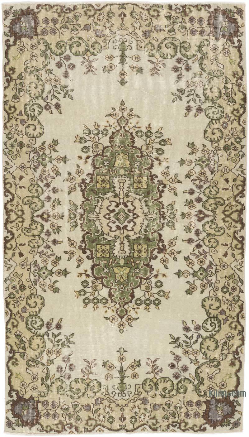 Vintage Turkish Hand-Knotted Rug - 3' 11" x 6' 11" (47" x 83") - K0064620