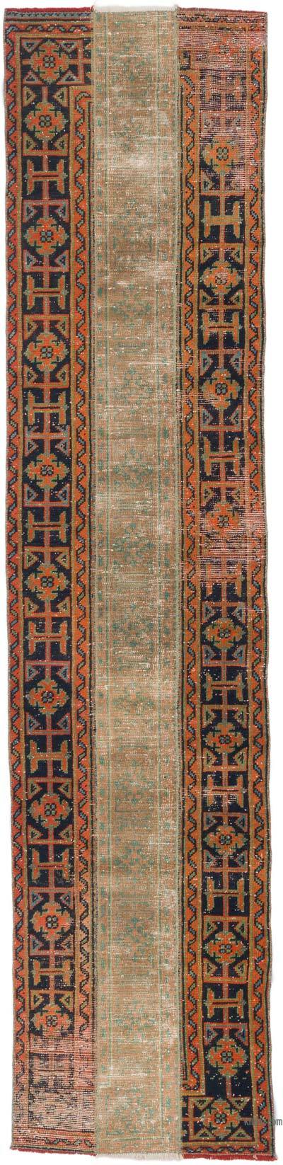 Vintage Turkish Hand-Knotted Runner - 2' 6" x 10' 10" (30 in. x 130 in.)