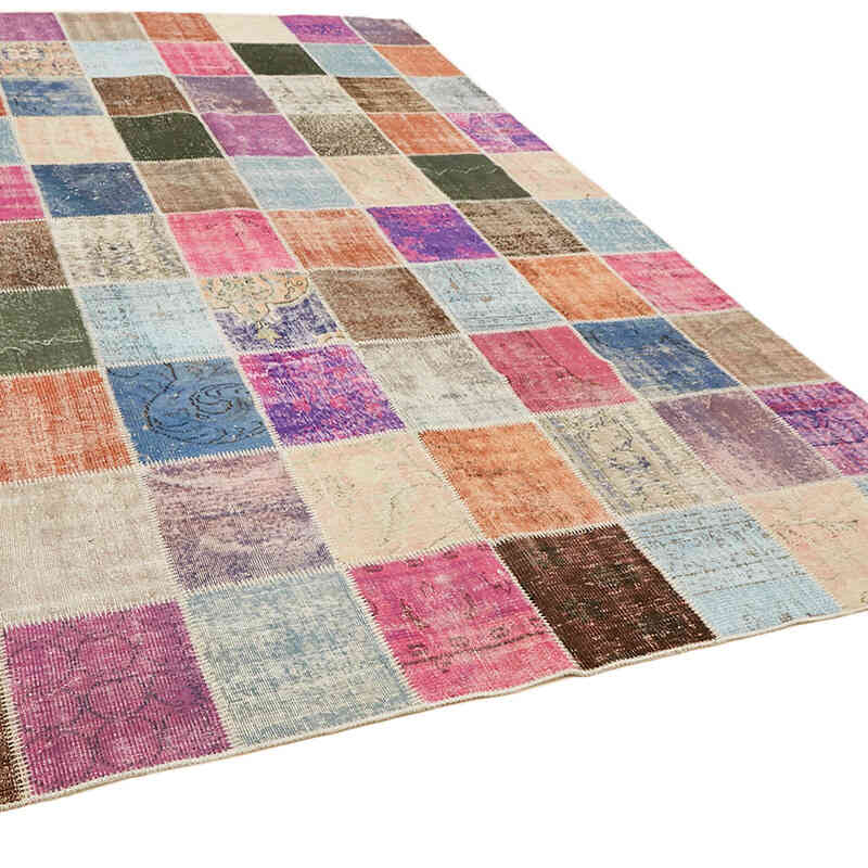 Patchwork El Dokuma Halı - 248 cm x 357 cm - K0064636