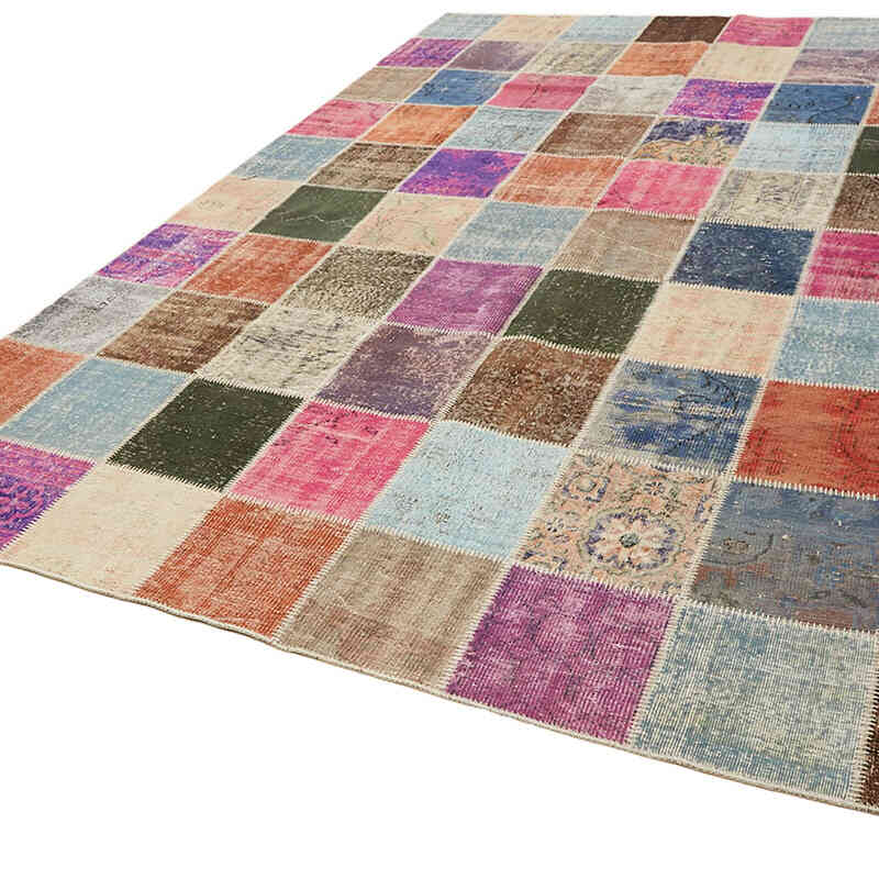 Patchwork El Dokuma Halı - 248 cm x 357 cm - K0064636