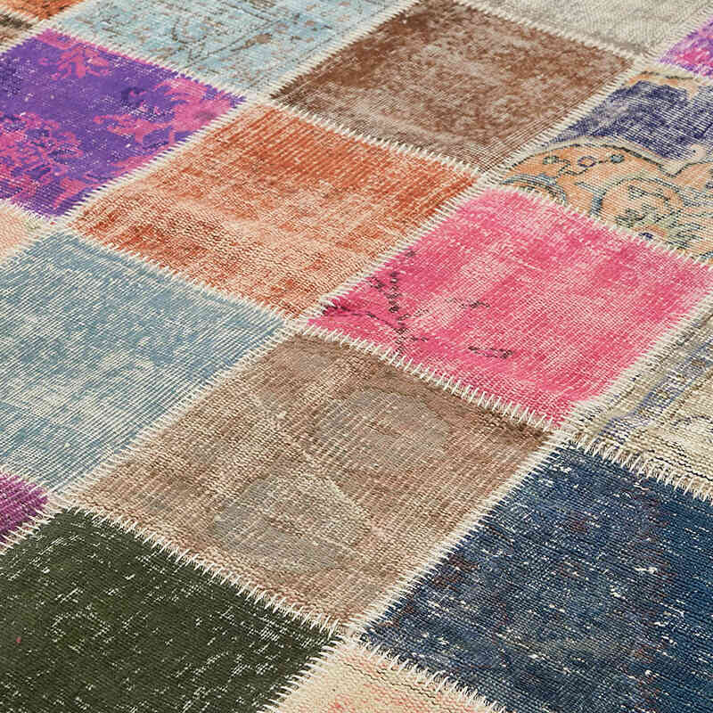 Patchwork El Dokuma Halı - 248 cm x 357 cm - K0064636