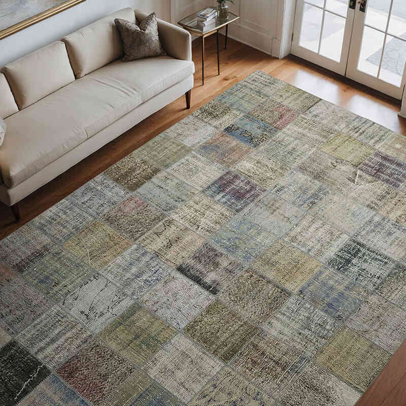 Alfombra Turca de Retazos - 249 cm x 336 cm - K0064638