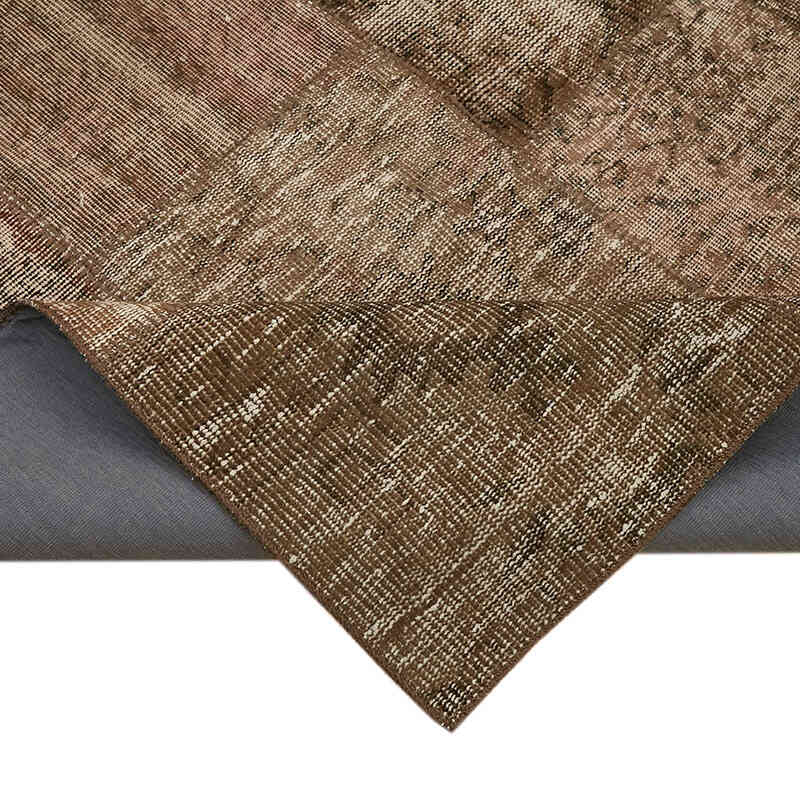 Patchwork Hand-Knotted Turkish Rug - 8' 2" x 11' 6" (98" x 138") - K0064641