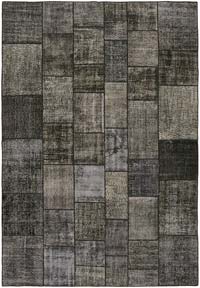 Patchwork Hand-Knotted Turkish Rug - 8' 2" x 11' 6" (98" x 138")