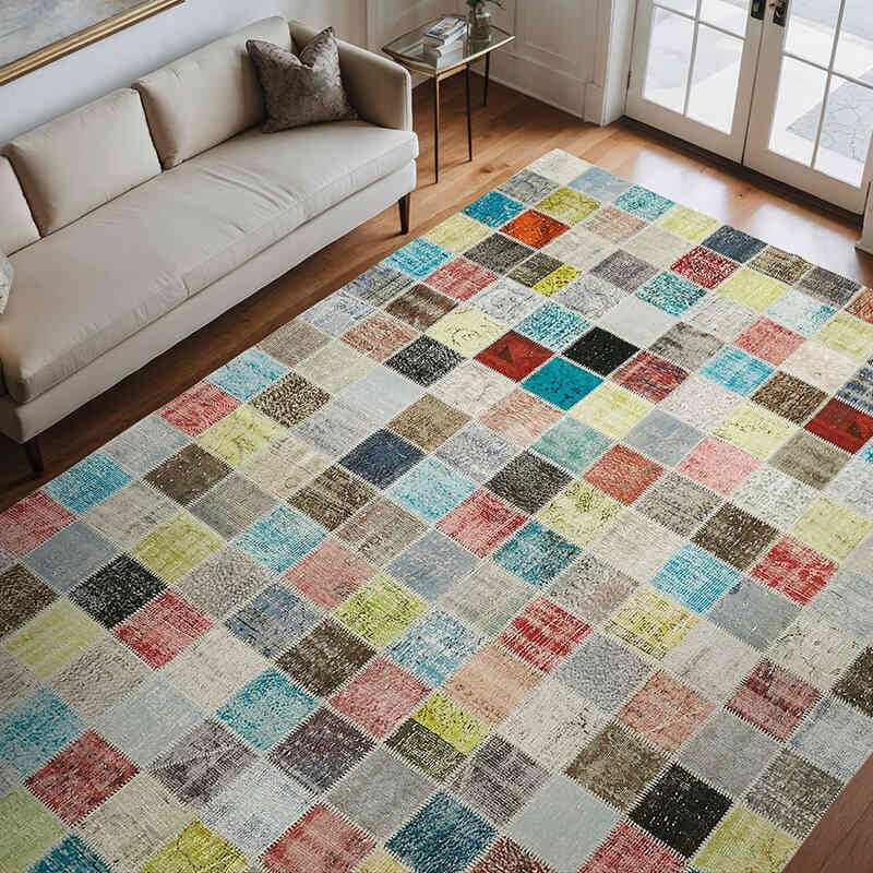 Alfombra Turca de Retazos - 260 cm x 344 cm - K0064655