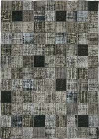 Patchwork Hand-Knotted Turkish Rug - 8' 5" x 11' 8" (101" x 140")