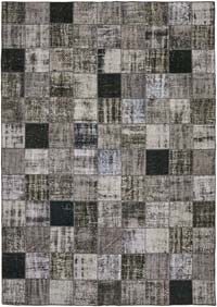 Patchwork Hand-Knotted Turkish Rug - 8' 5" x 11' 9" (101" x 141")