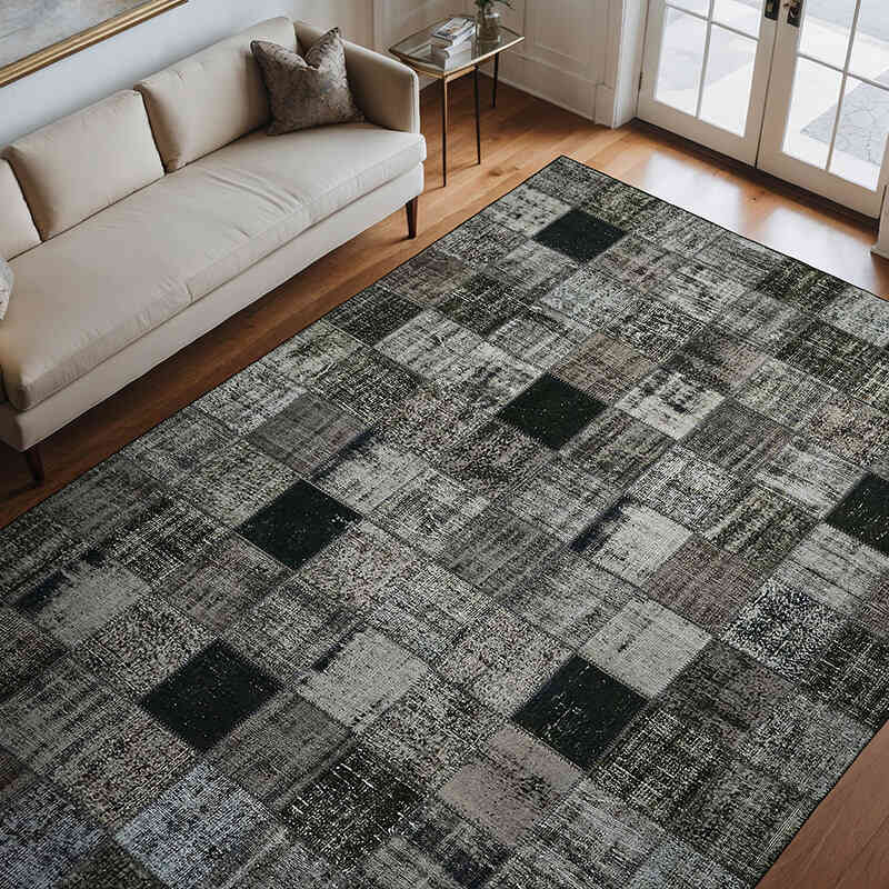 Alfombra Turca de Retazos - 258 cm x 355 cm - K0064661