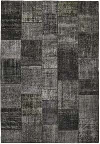 Patchwork Hand-Knotted Turkish Rug - 8' 1" x 11' 6" (97" x 138")