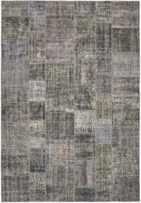 Patchwork Hand-Knotted Turkish Rug - 8' 2" x 11' 6" (98" x 138")