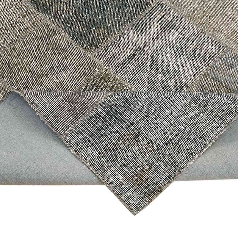 Patchwork Hand-Knotted Turkish Rug - 8' 3" x 11' 6" (99" x 138") - K0064668