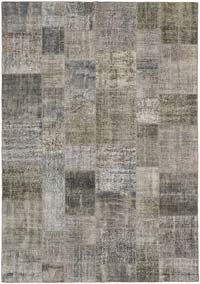 Patchwork Hand-Knotted Turkish Rug - 8' 3" x 11' 6" (99" x 138")