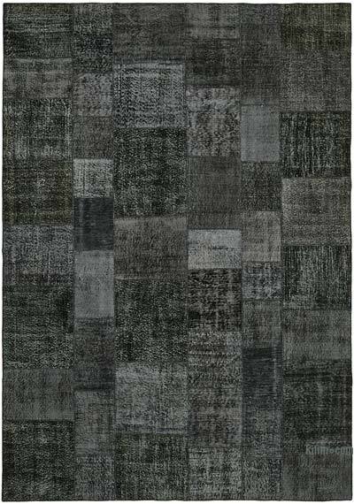 Patchwork Hand-Knotted Turkish Rug - 8' 2" x 11' 6" (98 in. x 138 in.)