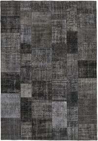 Patchwork Hand-Knotted Turkish Rug - 8' 2" x 11' 6" (98" x 138")