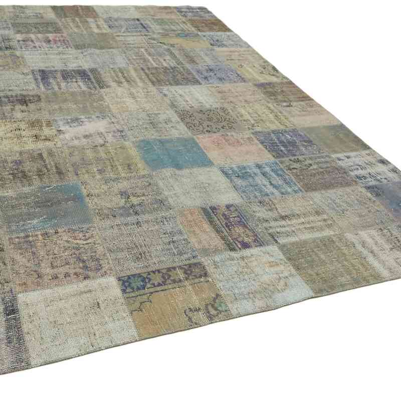 Patchwork Hand-Knotted Turkish Rug - 8' 3" x 11' 2" (99 in. x 134 in.) - K0064689