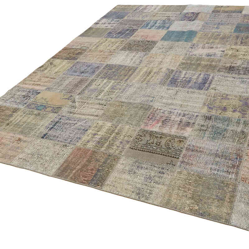 Patchwork El Dokuma Halı - 251 cm x 340 cm - K0064689