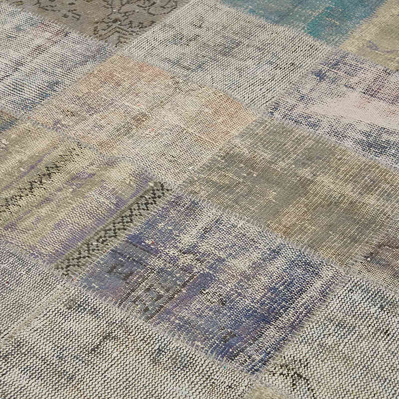 Patchwork El Dokuma Halı - 251 cm x 340 cm - K0064689