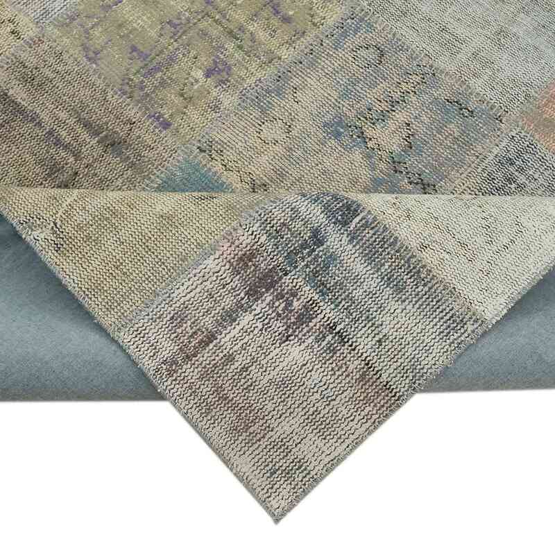 Patchwork Hand-Knotted Turkish Rug - 8' 3" x 11' 2" (99 in. x 134 in.) - K0064689