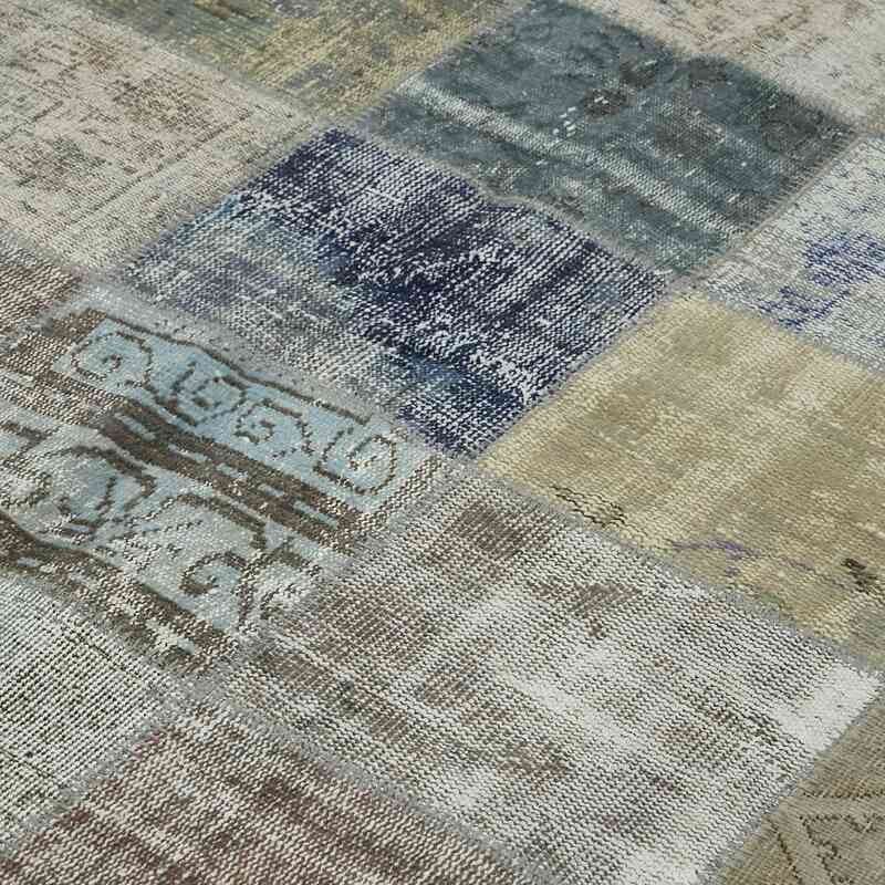 Patchwork Hand-Knotted Turkish Rug - 8' 2" x 11' 2" (98 in. x 134 in.) - K0064690