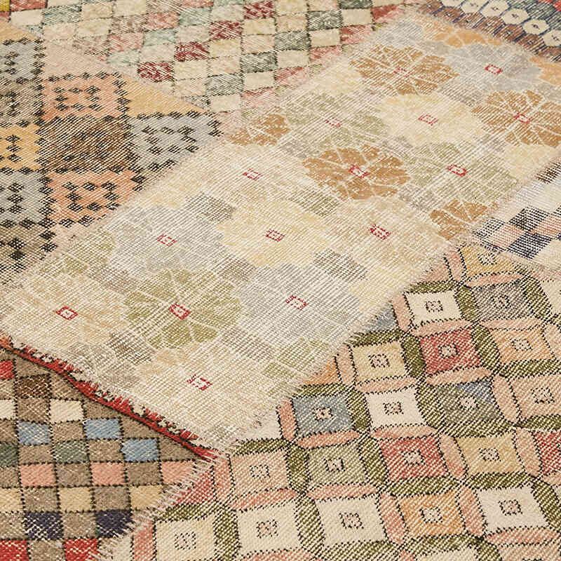 Patchwork El Dokuma Halı - 250 cm x 350 cm - K0064692
