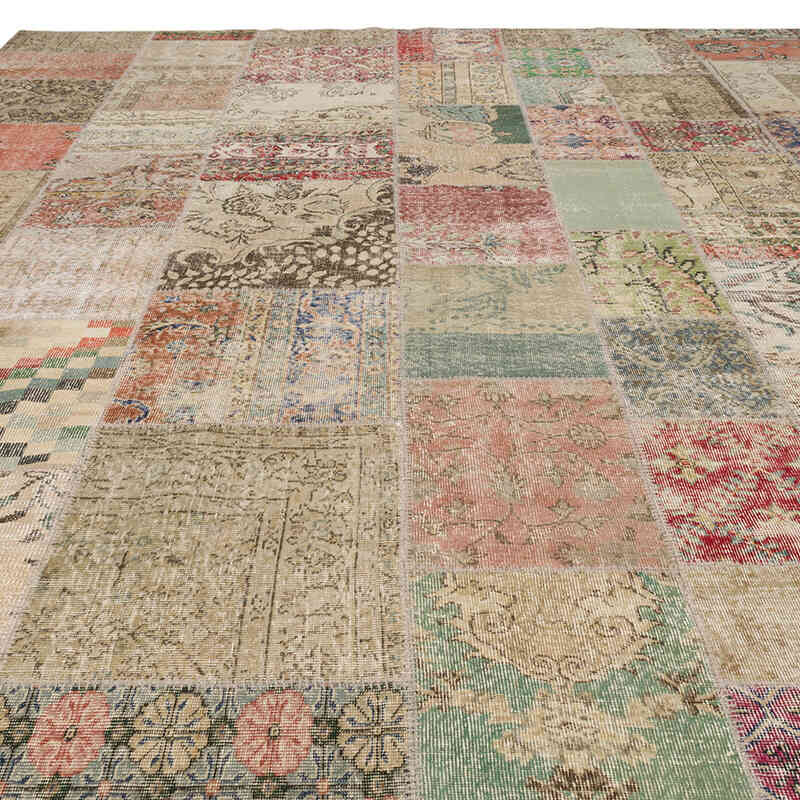 Patchwork El Dokuma Halı - 300 cm x 400 cm - K0064698