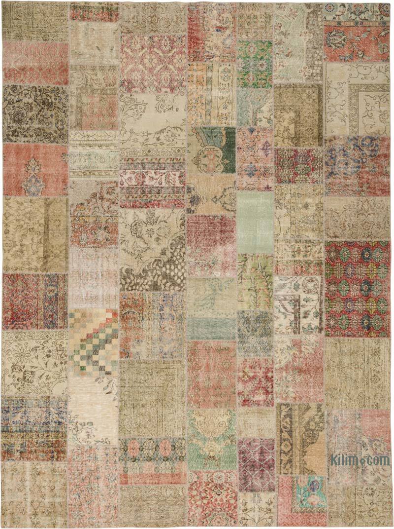 Patchwork El Dokuma Halı - 300 cm x 400 cm - K0064698