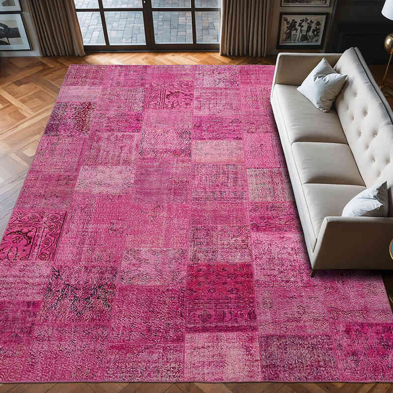 Patchwork El Dokuma Halı - 300 cm x 400 cm - K0064710