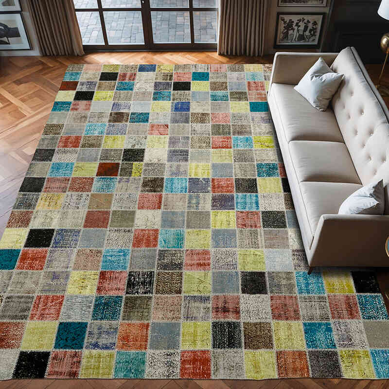 Alfombra Turca de Retazos - 300 cm x 408 cm - K0064723