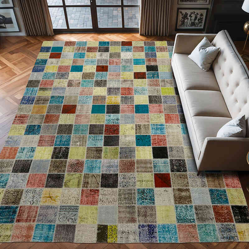 Alfombra Turca de Retazos - 300 cm x 408 cm - K0064724