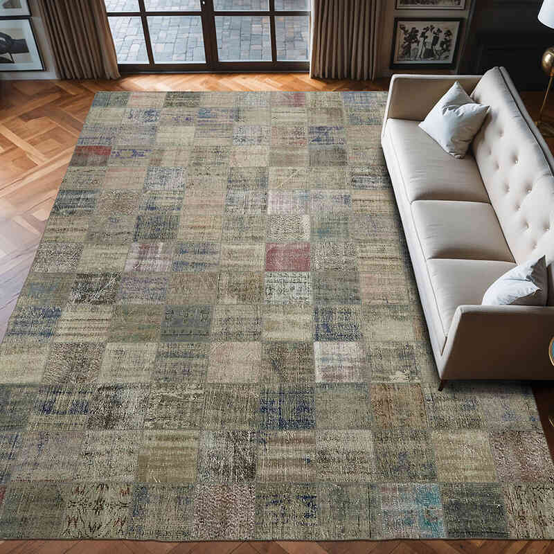 Alfombra Turca de Retazos - 296 cm x 406 cm - K0064728